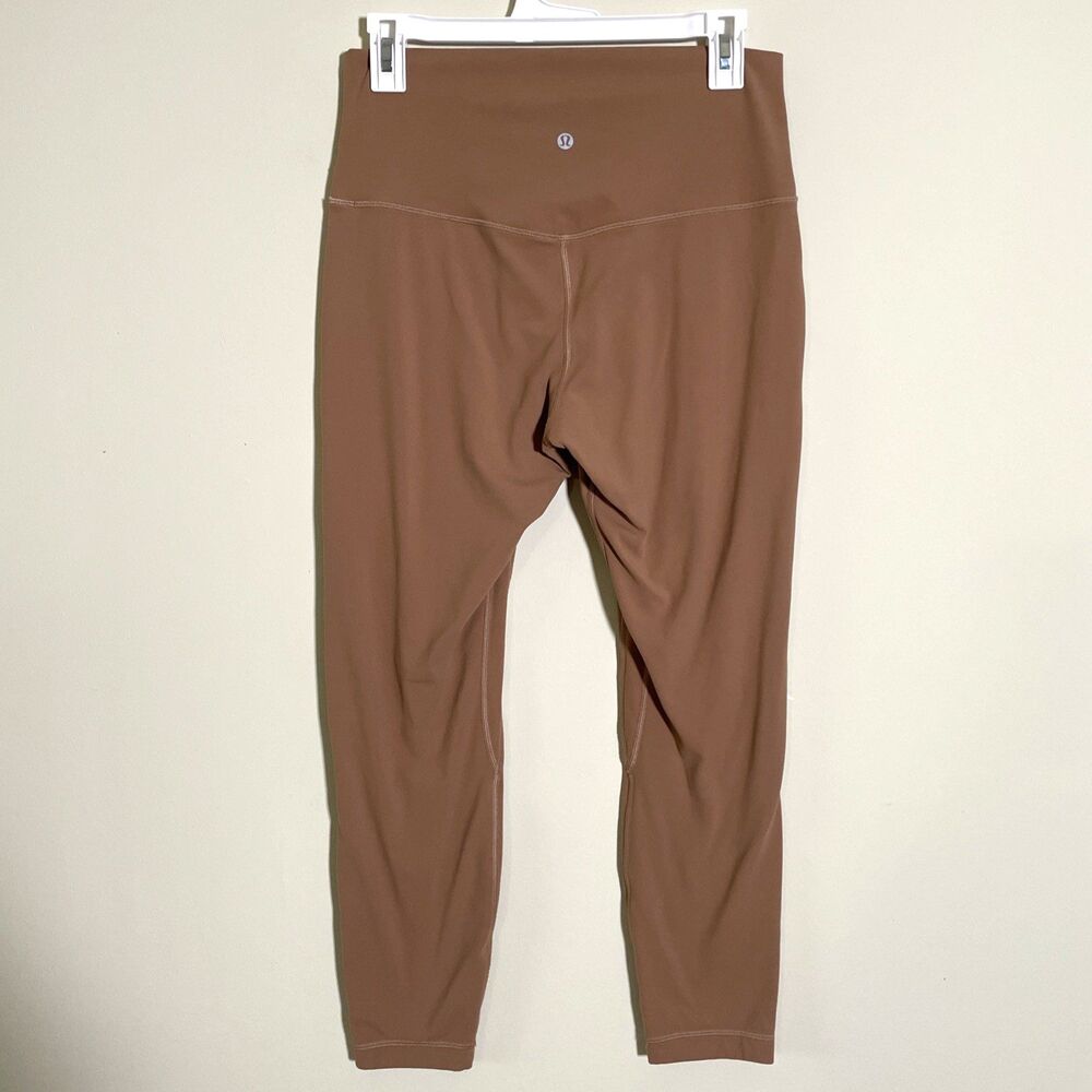 Lululemon Women's Align HR 25” Leggings Size 10 Nude Beige Double Lined Yoga - Picture 2 of 7